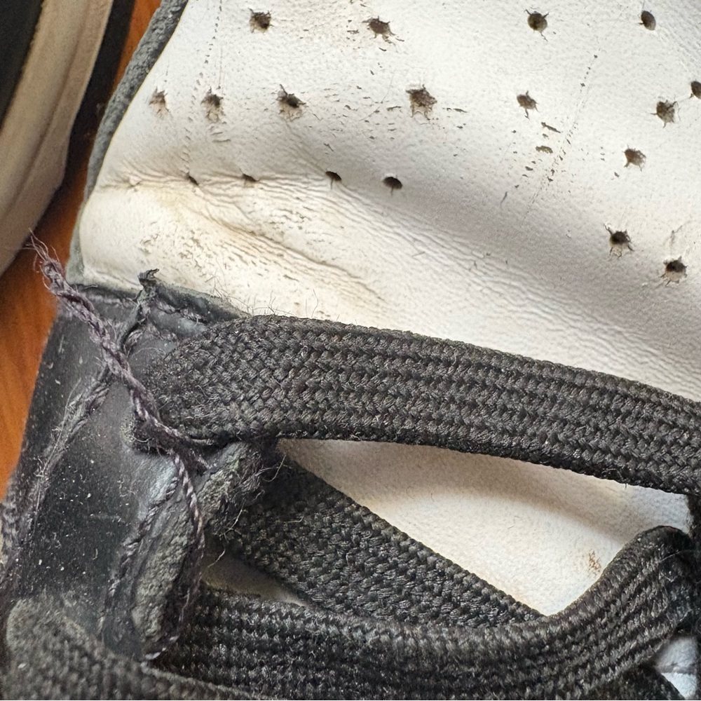Nike Men's Dunk Low Retro Panda Black White Size 8 Leather - Picture 11 of 15